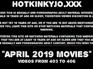 Fisting APRIL 2019 News at HOTKINKYJO site anal prolapse & fisting