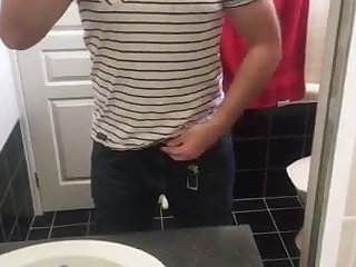 tommylads husbands secret wank in the bathroom