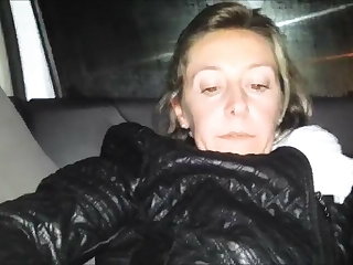 Samochód wife fucked in the car