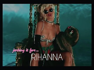 Cum Tributos Jerking It For... Rihanna 01